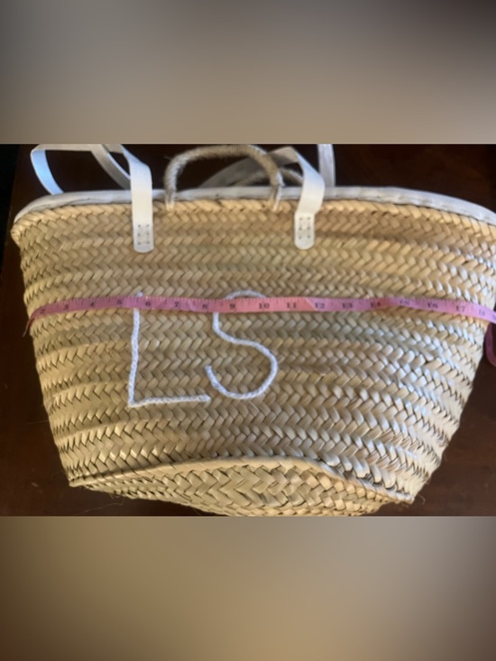 Paris London Dubai New York Straw Tote-Colores Collective Market Bskt - Picture 4 of 7